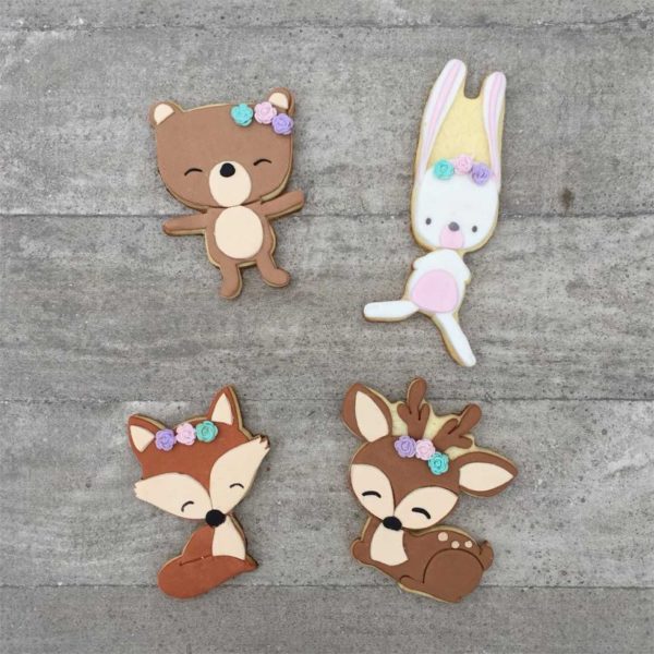 Cortantes Animales del Bosque Collage