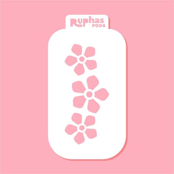 Stencil P004 Flores Modelo 2 Ice Pop