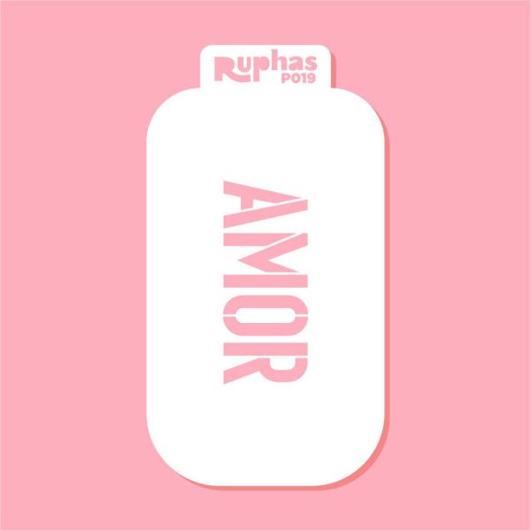 Stencil P019 "amor" Ice Pop