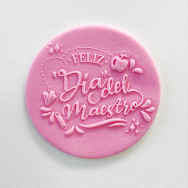 Sello "Feliz Día del Maestro" Manuscrito S539