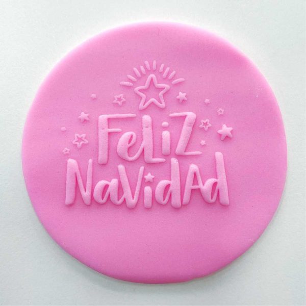 Sello Feliz Navidad Estrella Mod.2 S570