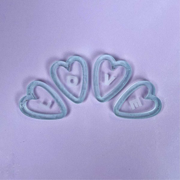 Kit Mini Placas para Tabletas de Choco "LOVE" CH007