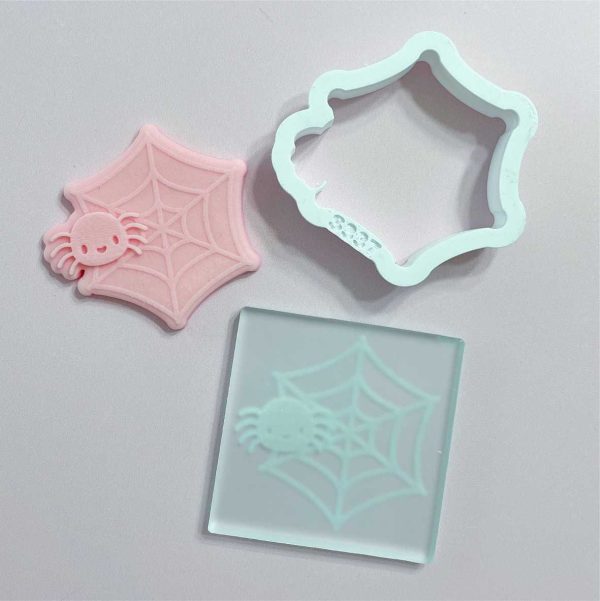 Sello Telaraña Bebe S337 - Incluye Cortante