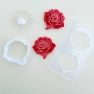 Multi placa chocolate Flor Rosa CT007